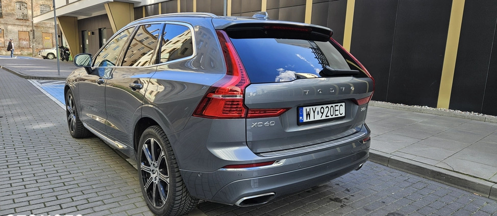 Volvo XC 60 cena 173000 przebieg: 115000, rok produkcji 2019 z Warszawa małe 326